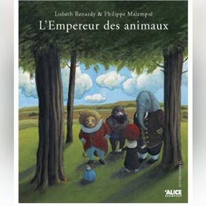 ✨ gorgeous* L'Empereur des Animaux Book - Blue and Green Cover